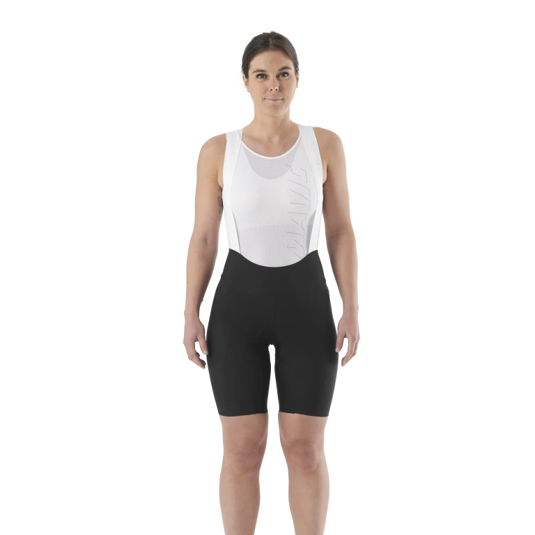 Kurze Trägerradhose MAVIC AKSIUM Damen Schwarz