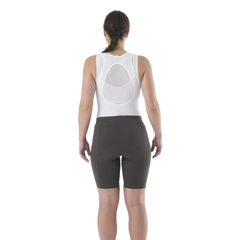 Kurze Trägerhose COSMIC Damen Karbon