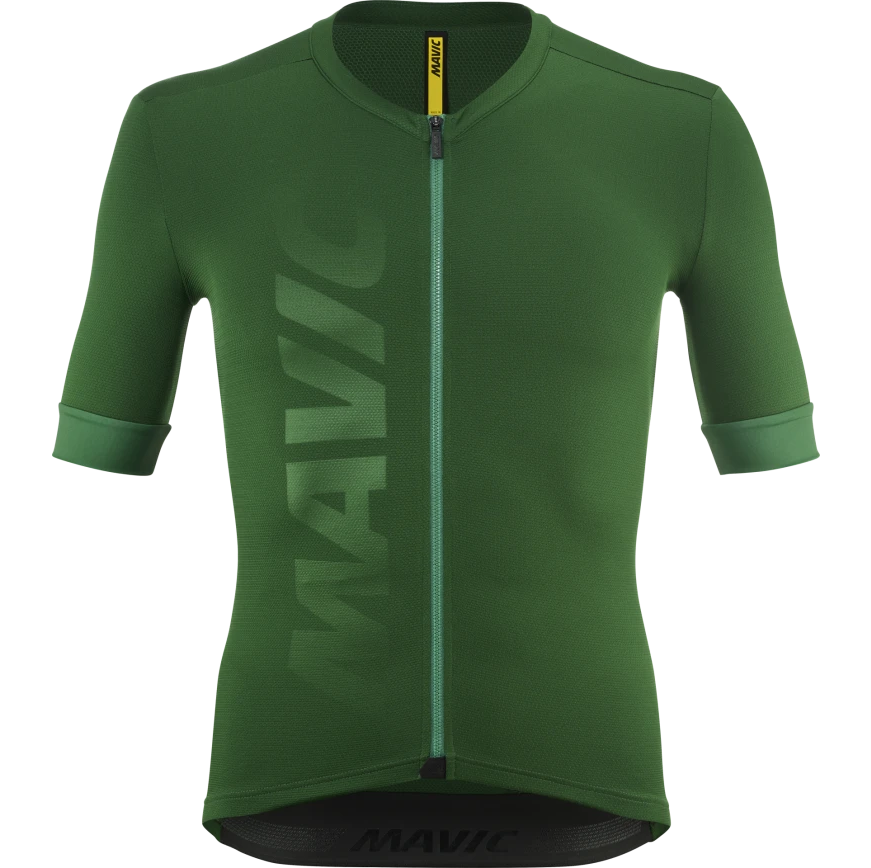 Trikot MAVIC AKSIUM Kurzarm Grün