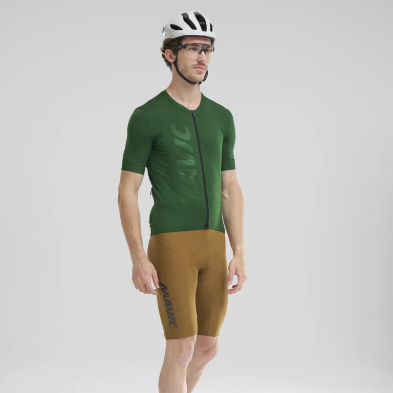 Trikot MAVIC AKSIUM Kurzarm Grün