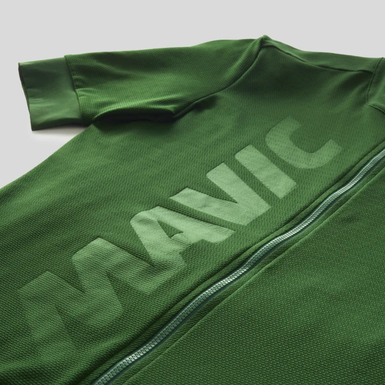 Trikot MAVIC AKSIUM Kurzarm Grün