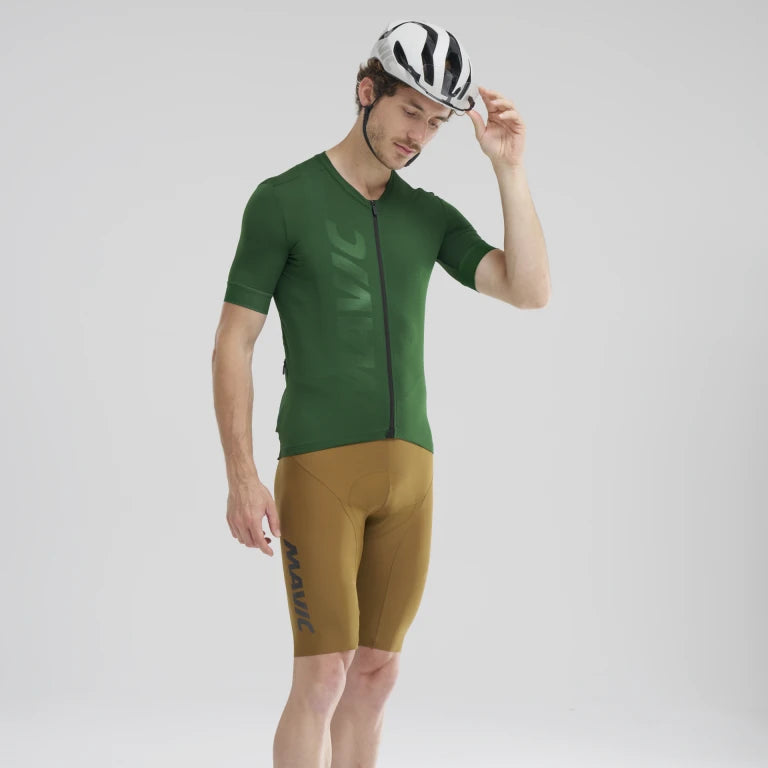 Trikot MAVIC AKSIUM Kurzarm Grün
