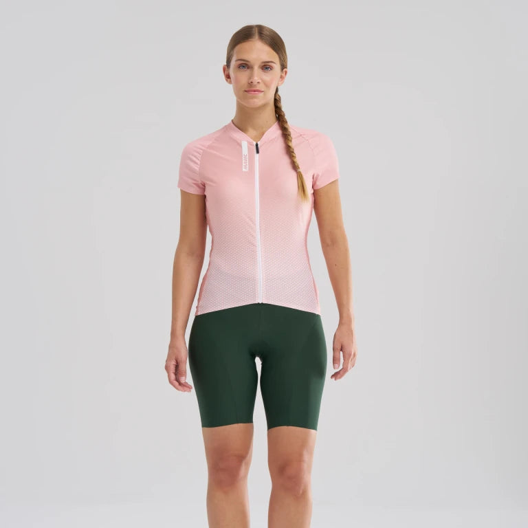Trikot MAVIC AKSIUM Kurzarm Damen Rosa