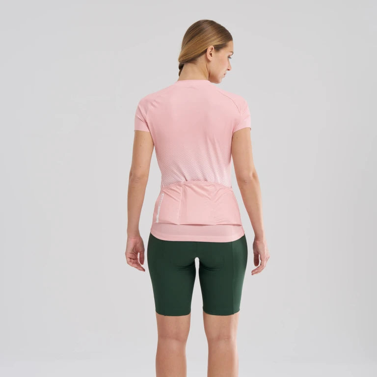 Trikot MAVIC AKSIUM Kurzarm Damen Rosa