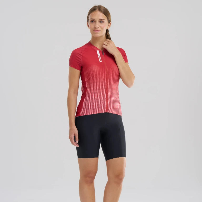 Trikot MAVIC AKSIUM Kurzarm Damen Rot