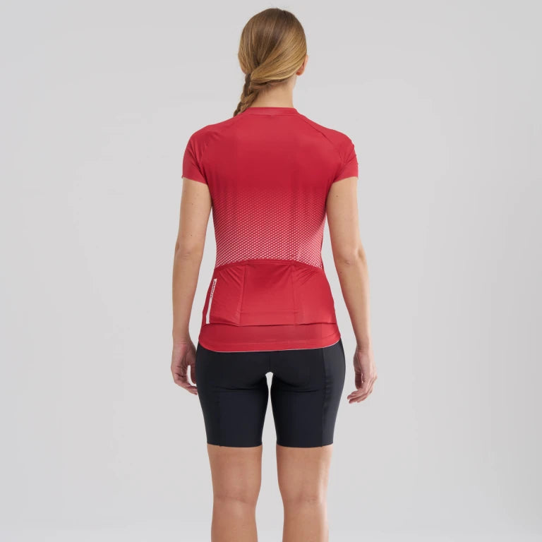 Trikot MAVIC AKSIUM Kurzarm Damen Rot
