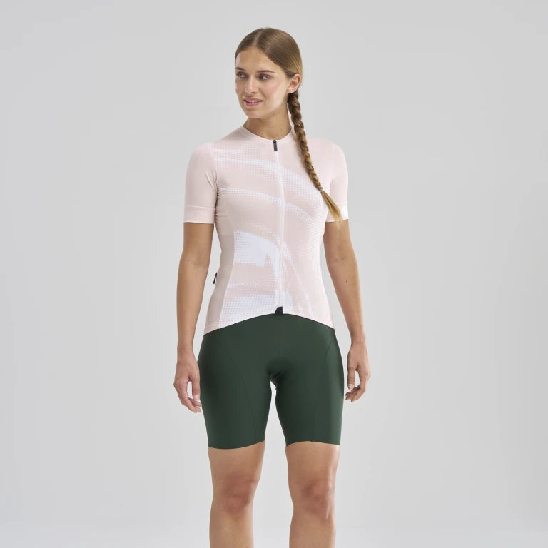 Trikot MAVIC AKSIUM GRAPHIC Kurzarm Damen Rosa