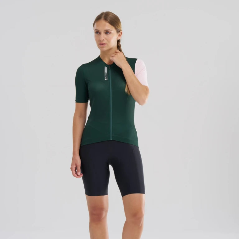 Trikot MAVIC ESSENTIAL Kurzarm Damen Grün