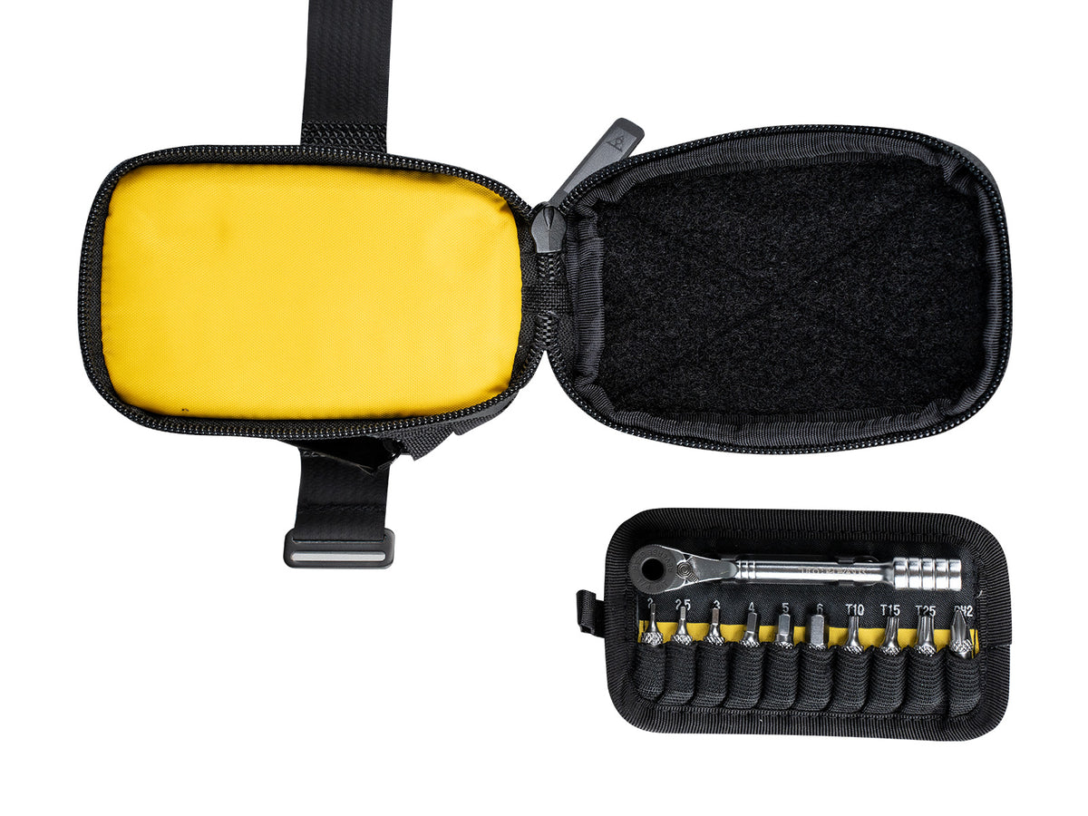 Satteltasche TOPEAK ELEMENTA GEARBAG Mit Werkzeug Schwarz