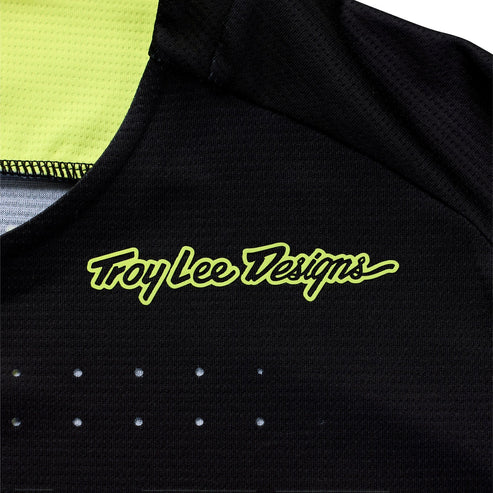 Trikot TROY LEE DESIGNS SPRINT Langarm Schwarz/Gelb