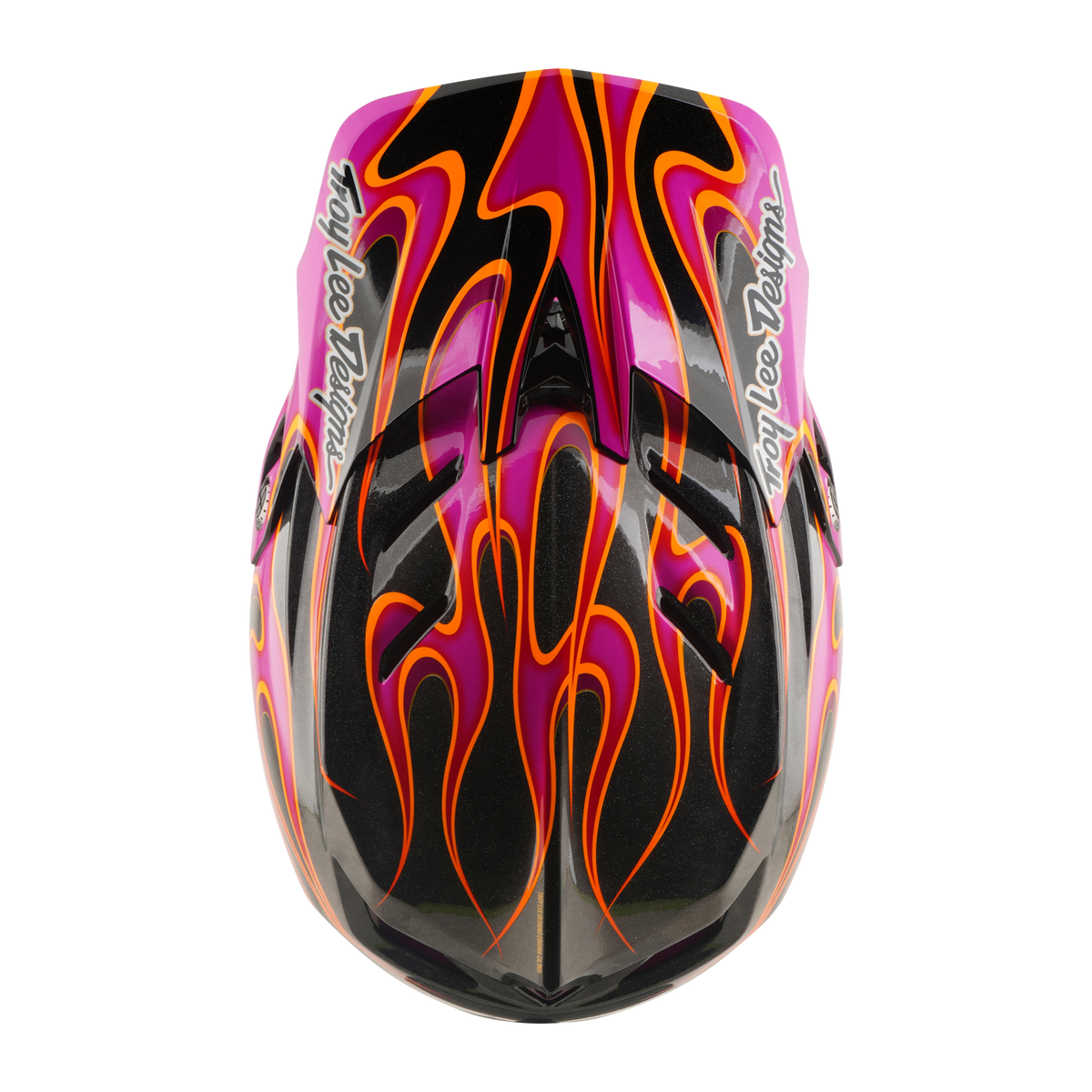 MTB-Helm TROY LEE DESIGNS D4 CARBON MIPS Torched Carbon/Magenta