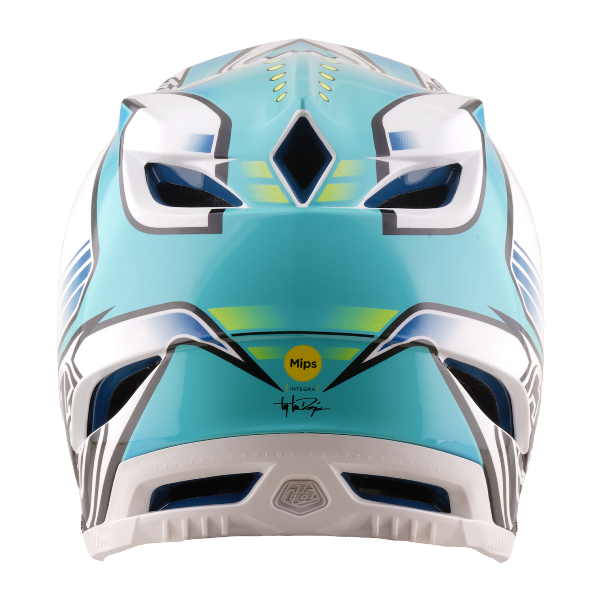 MTB-Helm TROY LEE DESIGNS D4 COMPOSITE MIPS CREST REAL Grün