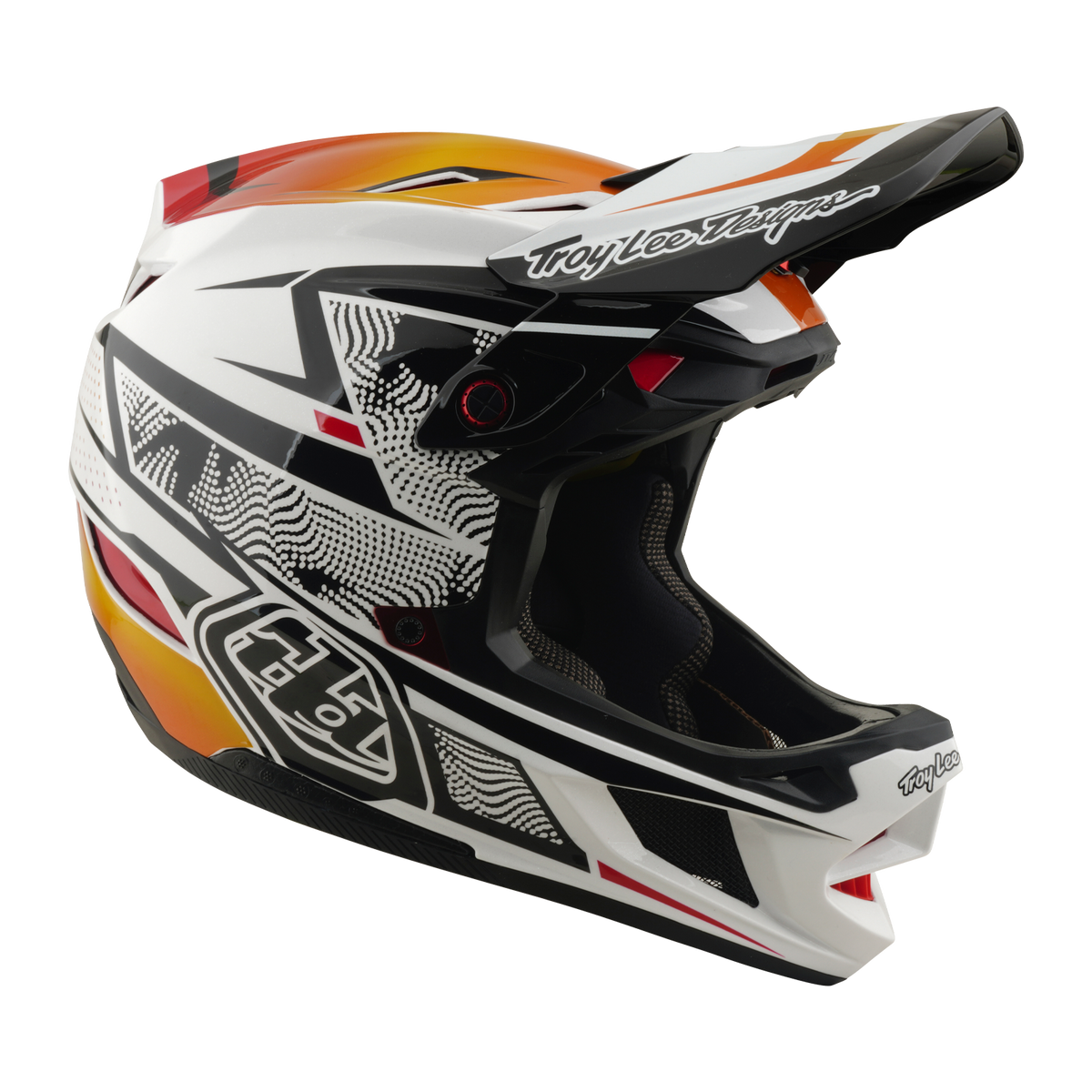 MTB-Helm TROY LEE DESIGNS D4 COMPOSITE MIPS LINED UP Weiß