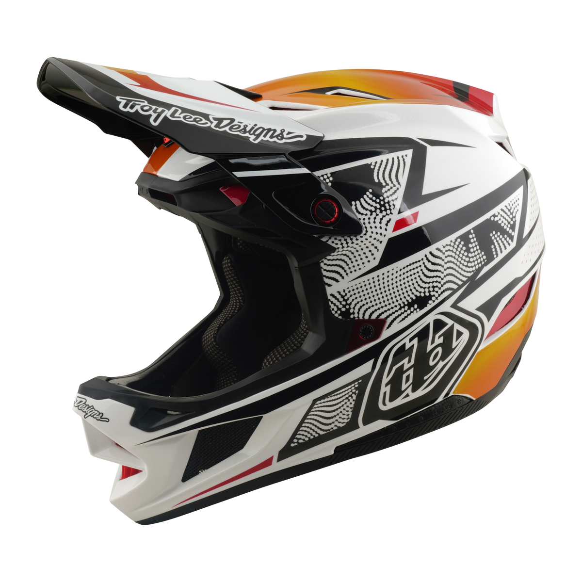 MTB-Helm TROY LEE DESIGNS D4 COMPOSITE MIPS LINED UP Weiß