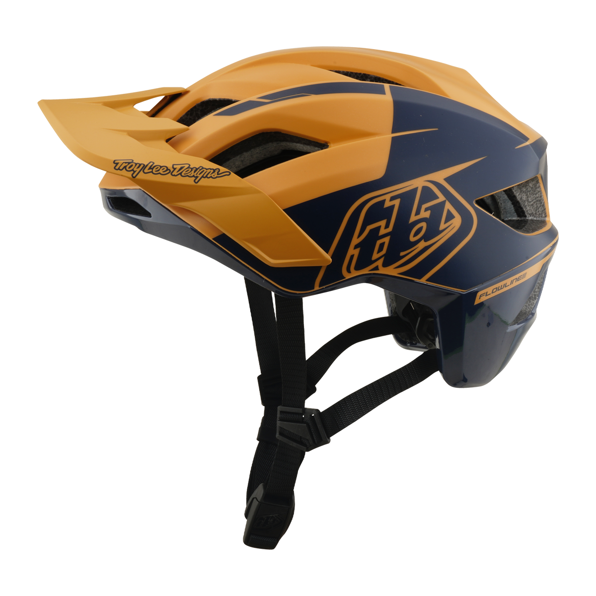 MTB-Helm TROY LEE DESIGNS FLOWLINE SE MIPS HYDRO Senf/Schwarz