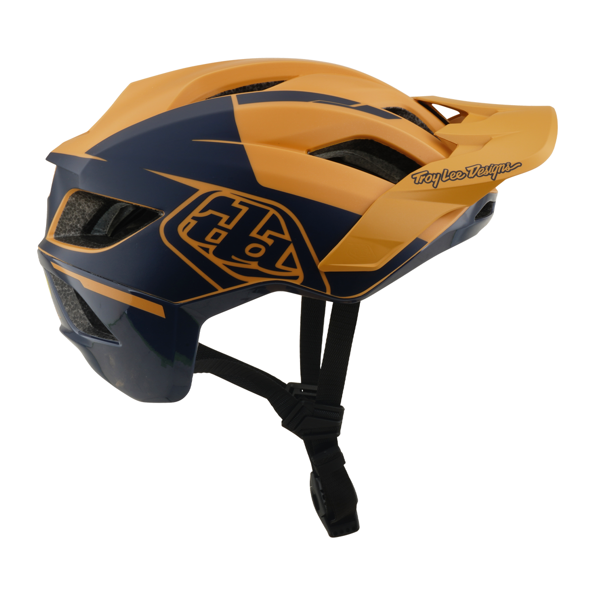 MTB-Helm TROY LEE DESIGNS FLOWLINE SE MIPS HYDRO Senf/Schwarz