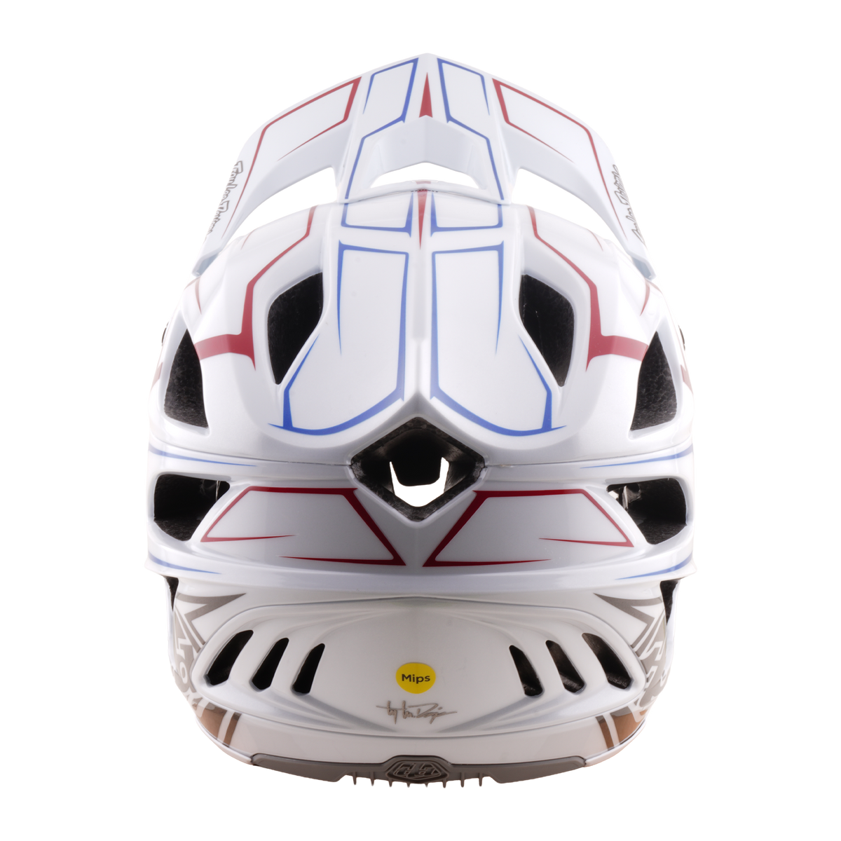 MTB-Helm TROY LEE DESIGNS STAGE STUNT PINSTRIPE Weiß