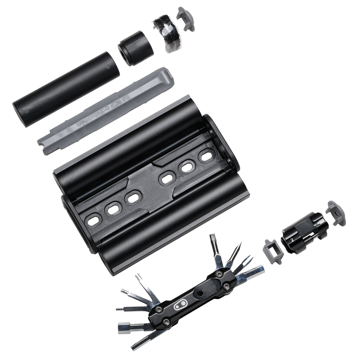 CRANKBROTHERS S.O.S TT17 – Explosionsansicht der 17 Werkzeuge