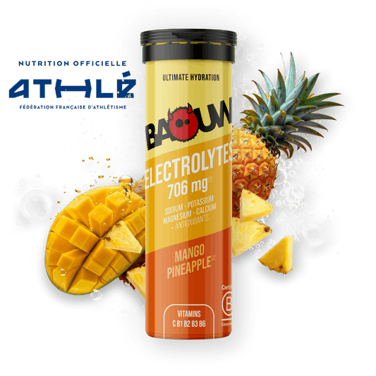 Energiegetränk BAOUW (Röhrchen mit 10 Brausetabletten) Mango/Ananas