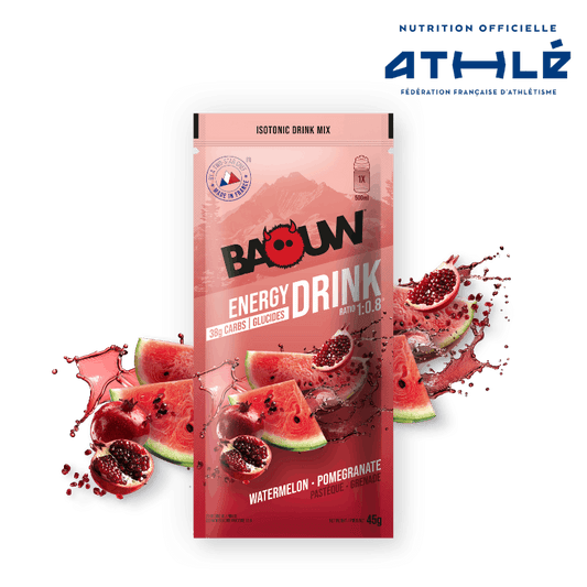 Energiegetränk BAOUW ISOTONIC (45g) Wassermelone/Granatapfel