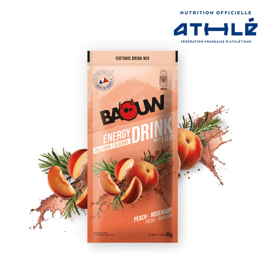 Energiegetränk BAOUW ISOTONIC (45g) Pfirsich/Rosmarin