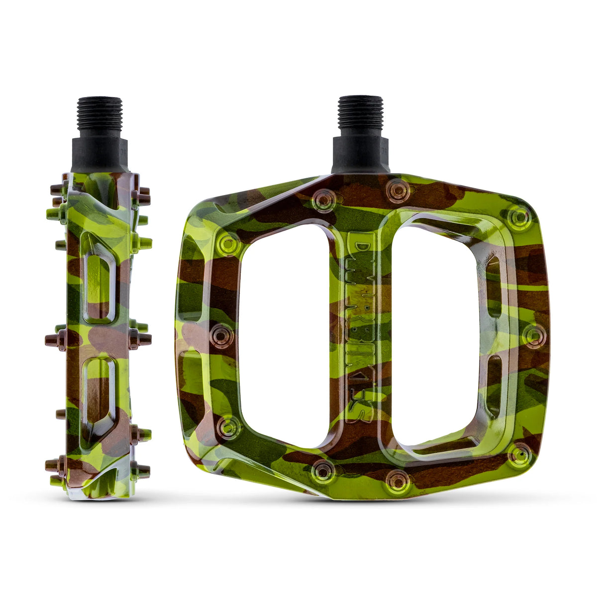 Plattformpedale DMR V6 Grün Camo