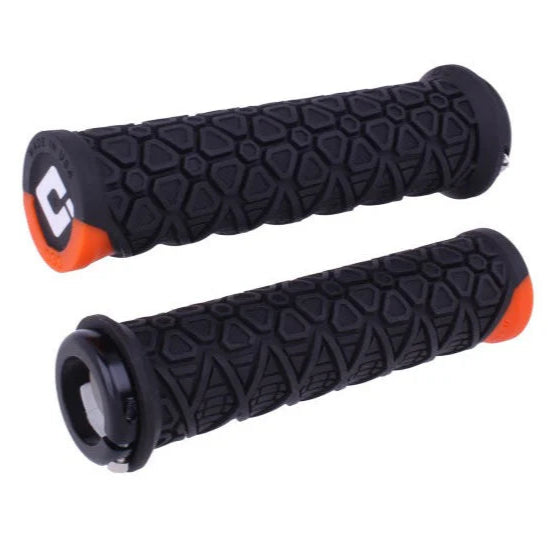 Grips ODI VANQUISH Lock-On 135 mm Schwarz/Orange