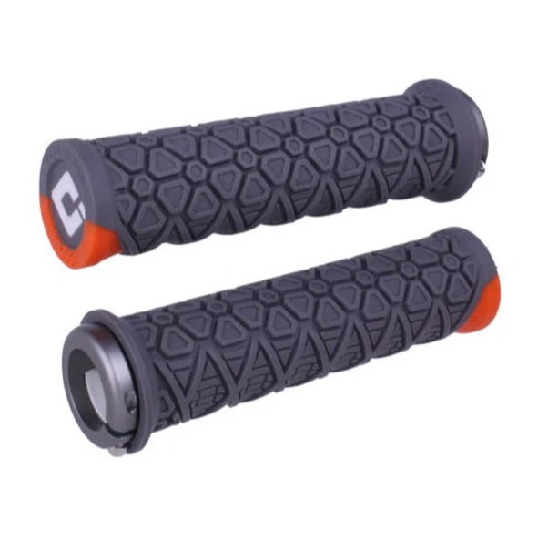 Grips ODI VANQUISH Lock-On 135 mm Grau/Orange