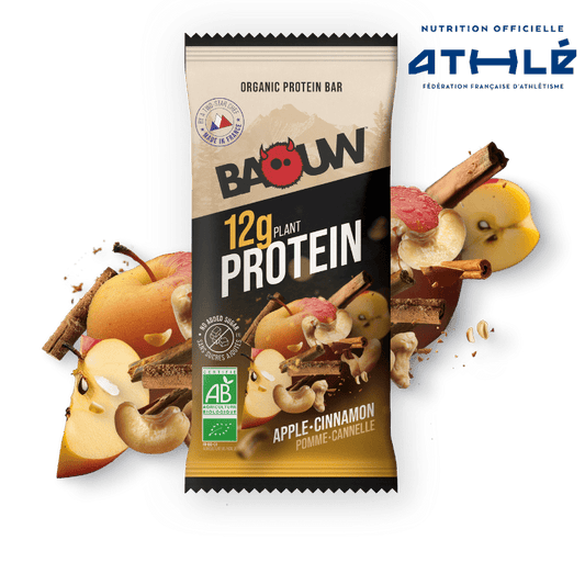 Proteinriegel BAOUW BIO EXTRA Apfel/Zimt (50g)