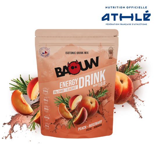 Energydrink BAOUW ISOTONIC (585g) Pfirsich Rosmarin