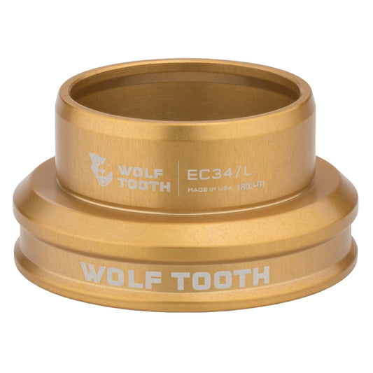 Untere Steuersatzschale für Externen Steuersatz WOLF TOOTH PREMIUM 1"1/8 EC34 Gold