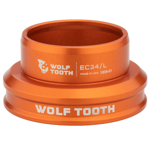 Untere Lagerschale für externen Steuersatz WOLF TOOTH PERFORMANCE 1"1/8 EC34 Orange