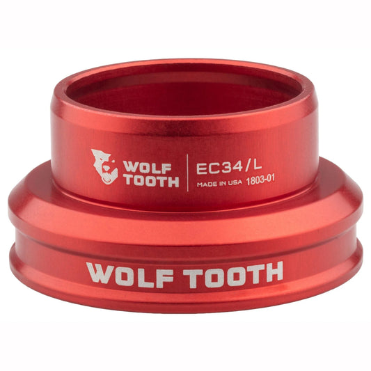 Untere Schale für Externen Steuersatz WOLF TOOTH PREMIUM 1"1/8 EC34 Rot