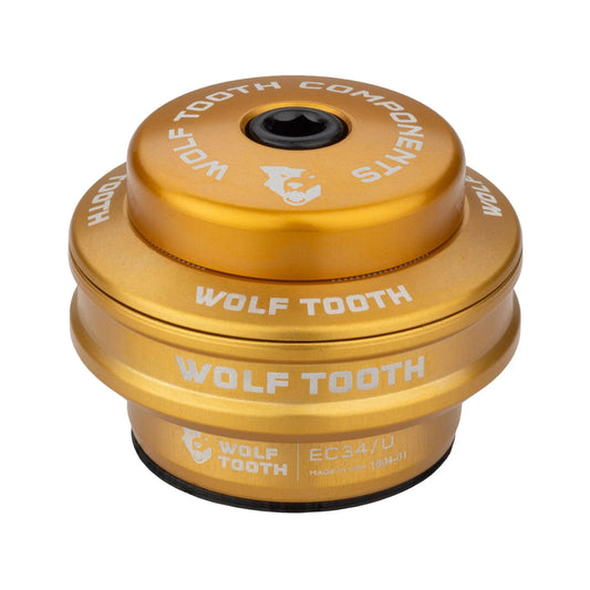 Oberschale für Externen Steuersatz WOLF TOOTH PERFORMANCE 1"1/8 EC34 Stack 16 mm Gold