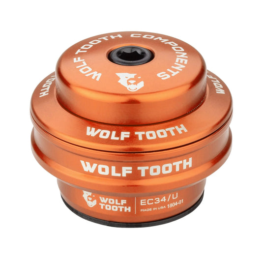 Obere Steuersatzschale für Externen Steuersatz WOLF TOOTH PREMIUM 1"1/8 EC34 Stack 16 mm Orange
