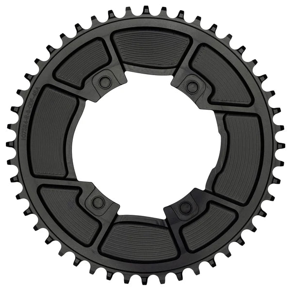 Mono-Kettenblatt 12/13-Gang WOLF TOOTH AERO Sram 107mm Leistungsmesser