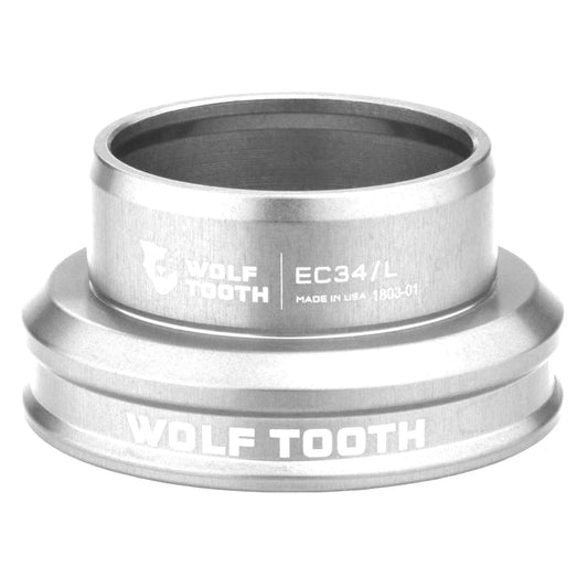 Untere Schale für Externen Steuersatz WOLF TOOTH PERFORMANCE 1"1/8 EC34 Silber