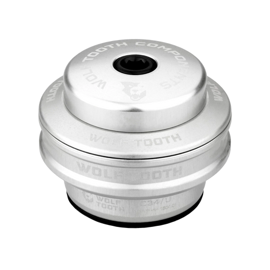 Obere Schale für Externen Steuersatz WOLF TOOTH PREMIUM 1"1/8 EC34 Stack 16 mm Silber