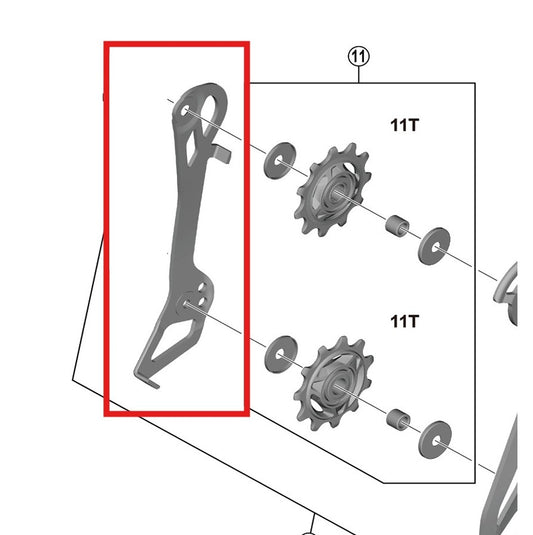 Innere Schaltwerkklaue SHIMANO RD-R7150