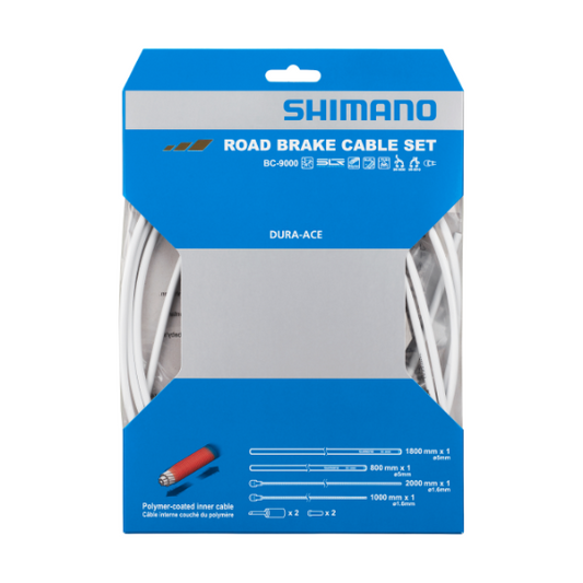 Kabel- und Hüllensatz für Bremsen SHIMANO DURA-ACE 9000 Weiß