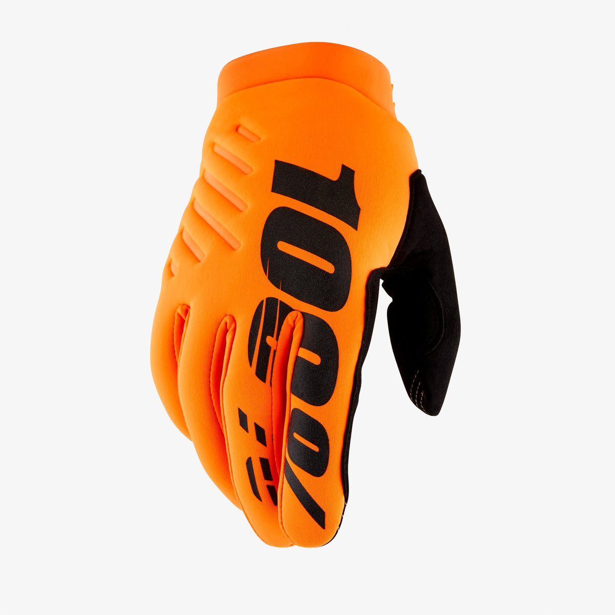 Handschuhe 100% BRISKER Junior Orange/Schwarz