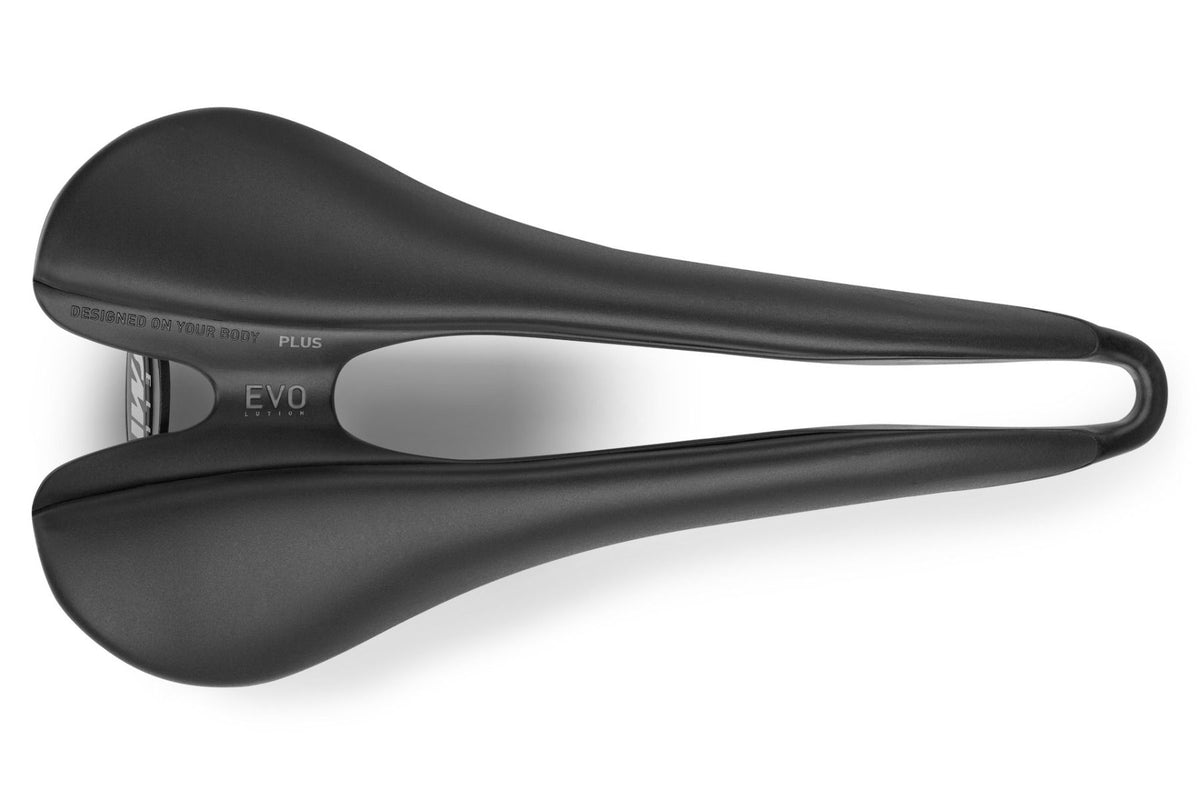 Sattel SMP EVO PLUS Breite 140mm Edelstahlschienen Schwarz