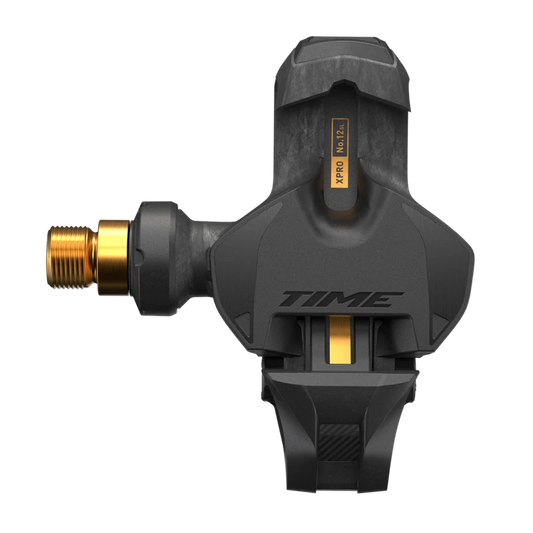 TIME X PRO 12 SL Q-Factor 57 Carbon/Titan Pedale Gold