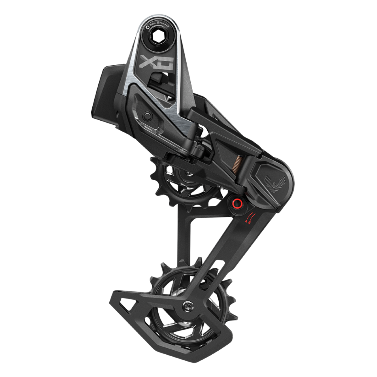 SRAM X0 EAGLE T-TYPE 12-fach AXS Q174 DUB Wide Schaltgruppe, 32 Zähne, 10–52, V2, USB-C