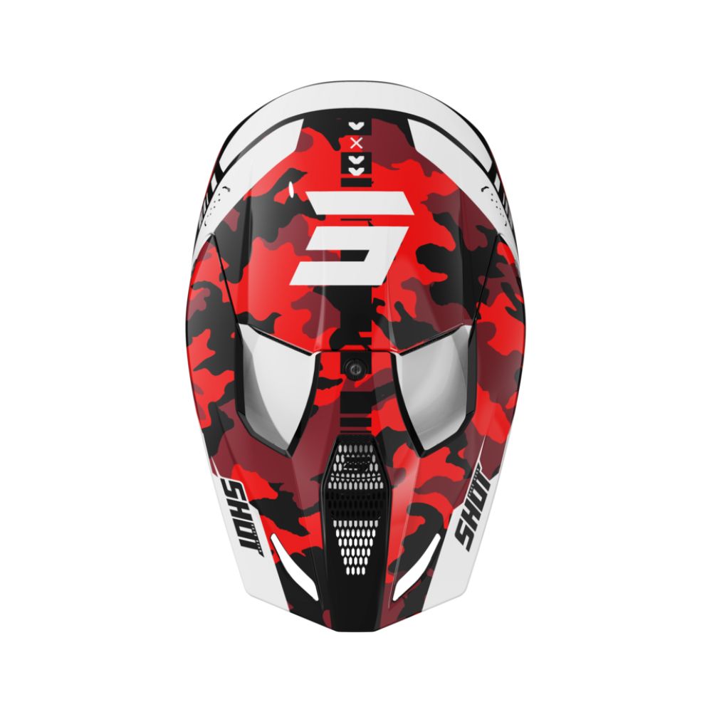 BMX-Helm SHOT FURIOUS Junior Flash Red Glossy