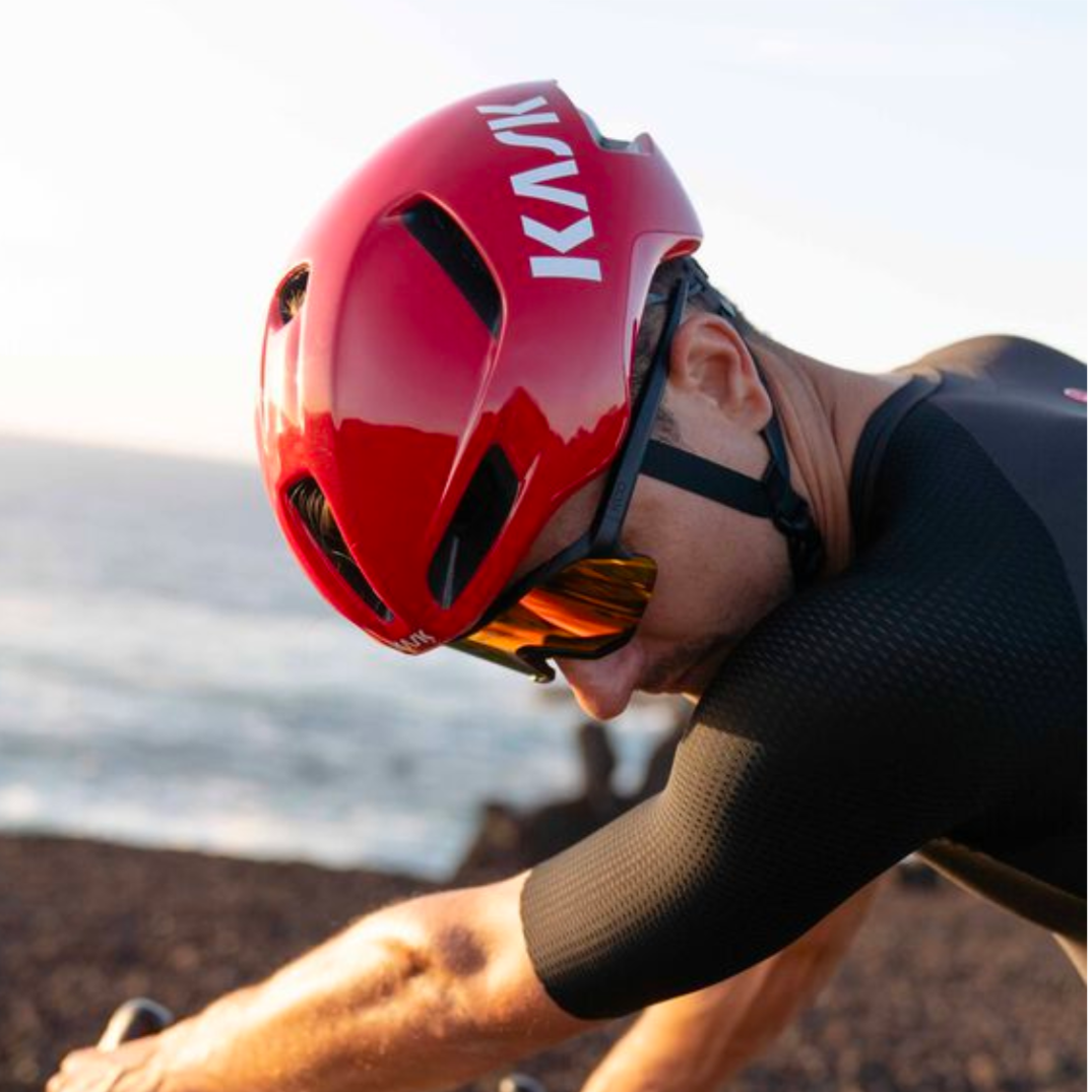 Rennradhelm KASK UTOPIA Y Rot