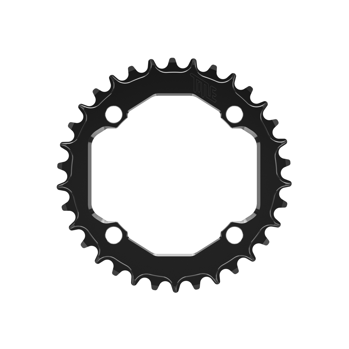 TITLE CR1-E 12V SRAM T-Type 104 BCD Schwarz Kettenblatt