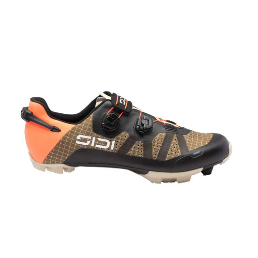 MTB XC/Gravel-Schuhe SIDI AERON Braun/Schwarz/Orange