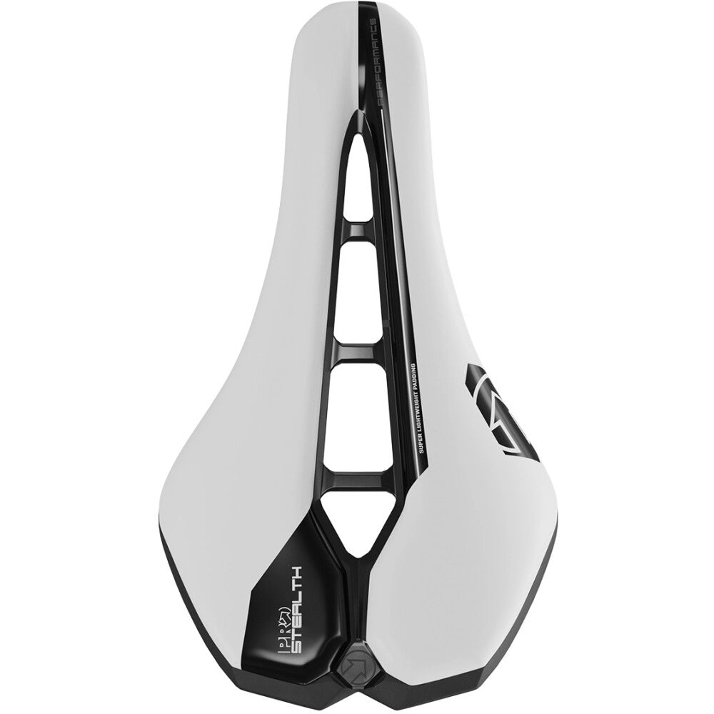 Sattel PRO STEALTH PERFORMANCE 142mm Edelstahlschienen Weiß