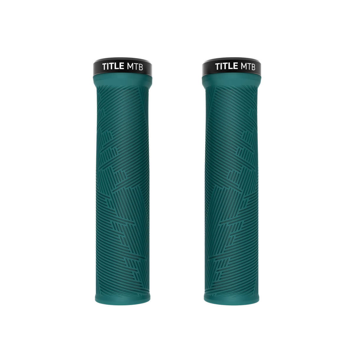 Grips Title MTB FORM Lock-On Türkis - Paar Vorderansicht